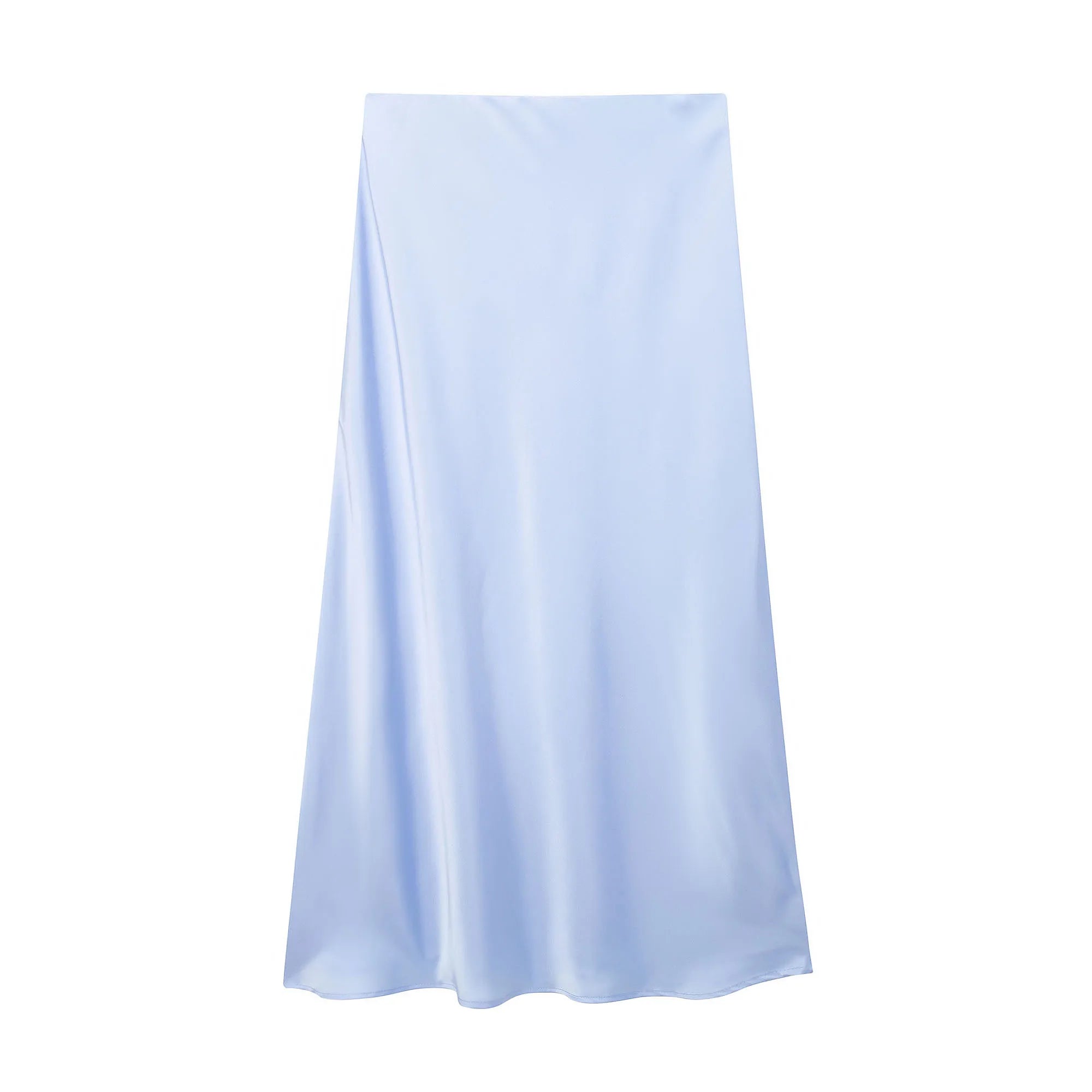 Satin Noir™ Midi Skirt