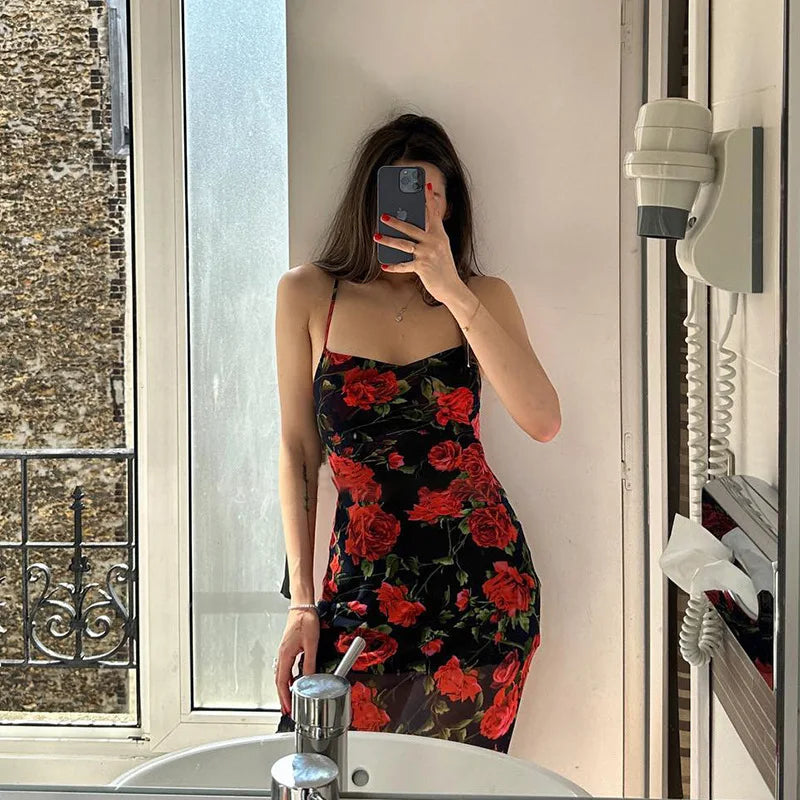 Floral Strap™ Dress
