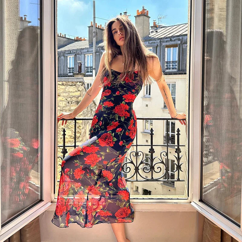 Floral Strap™ Dress